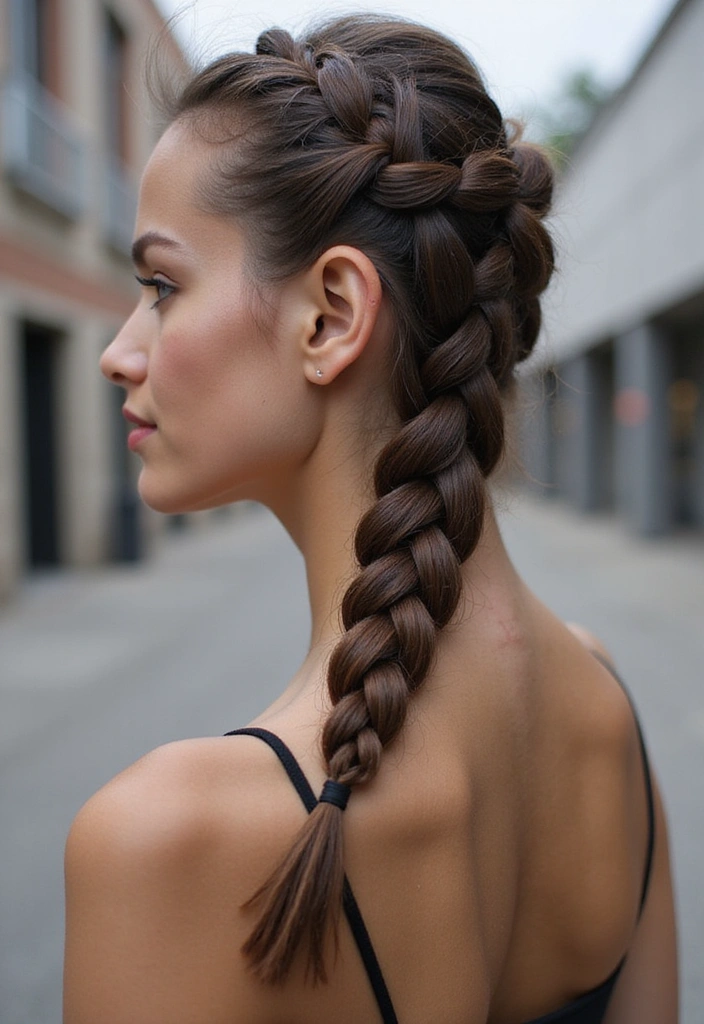 15 Trenzas Fáciles Que Puedes Hacer en Menos de 10 Minutos (Increíble #9!) - 14. Trenza de Nudo