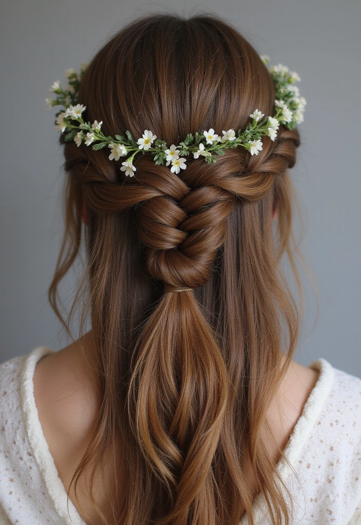 15 Trenzas Fáciles Que Puedes Hacer en Menos de 10 Minutos (Increíble #9!) - 4. Trenza de Corona