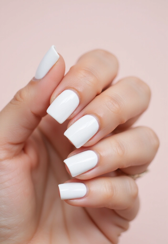 18 Milky Nail Designs That Are Taking Over Instagram (Tip: You’ll Want #7!) - 1. Classic Milky White