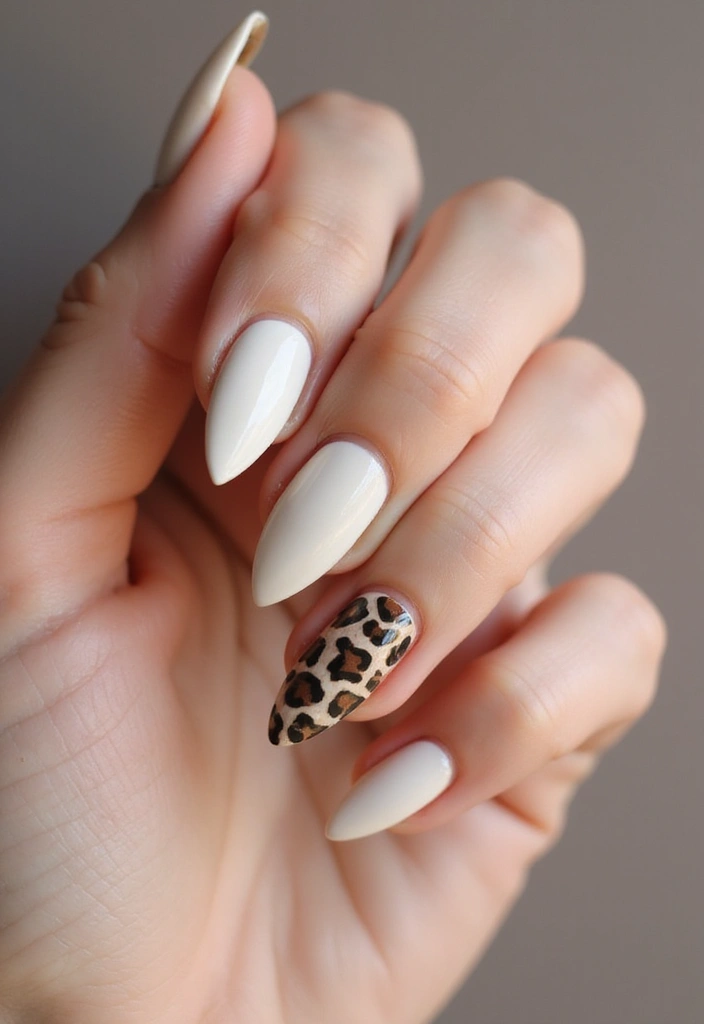 18 Milky Nail Designs That Are Taking Over Instagram (Tip: You’ll Want #7!) - 10. Milky Animal Print