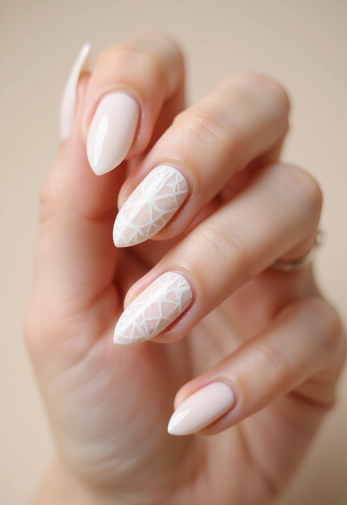 18 Milky Nail Designs That Are Taking Over Instagram (Tip: You’ll Want #7!) - 14. Milky Negative Space