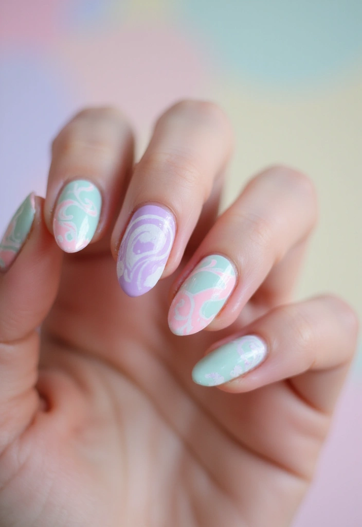 18 Milky Nail Designs That Are Taking Over Instagram (Tip: You’ll Want #7!) - 8. Milky Swirl Design