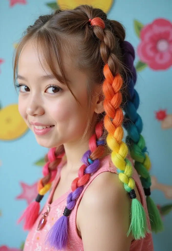 18 Tendencias de Trenzas que Revolucionarán tu Estilo en 2025! - 15. Trenzas con Clip-On