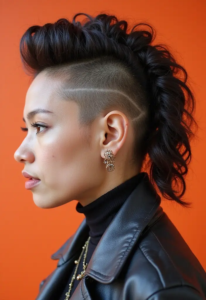 18 Tendencias de Trenzas que Revolucionarán tu Estilo en 2025! - 16. Trenzas de Mohicano