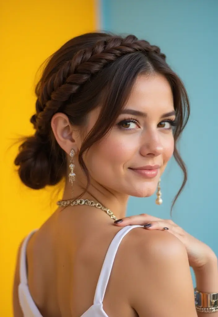 18 Tendencias de Trenzas que Revolucionarán tu Estilo en 2025! - 7. Trenzas de Doble Diadema