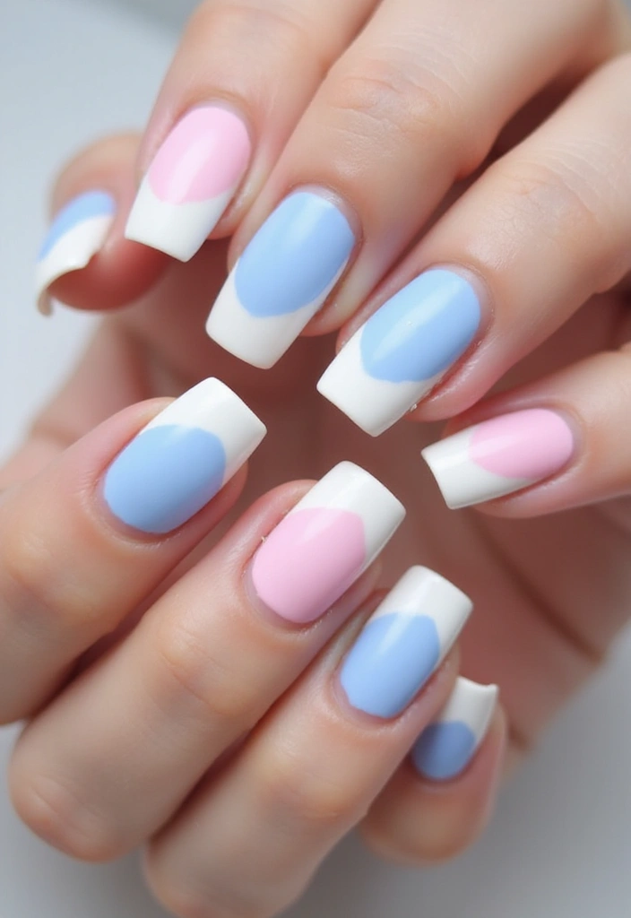 19 Tendencias de Manicure Francesa para 2025 Que No Te Puedes Perder - 1. Colores Pastel Suaves
