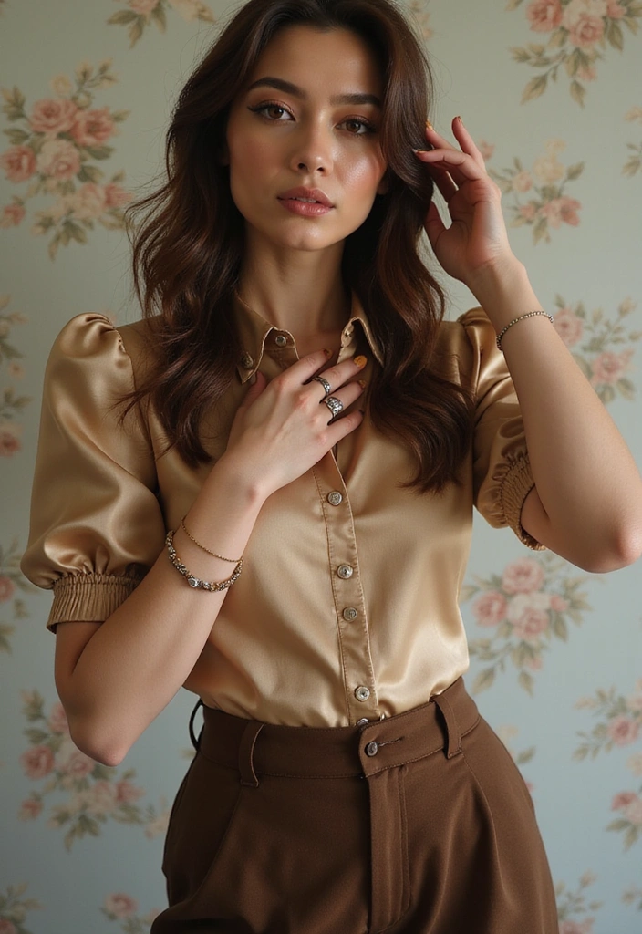 20 Trendy Nail Designs Featuring Chrome and Velvet Shimmers (Try Not to Fall in Love with #14!) - 17. Retro Vintage Vibes