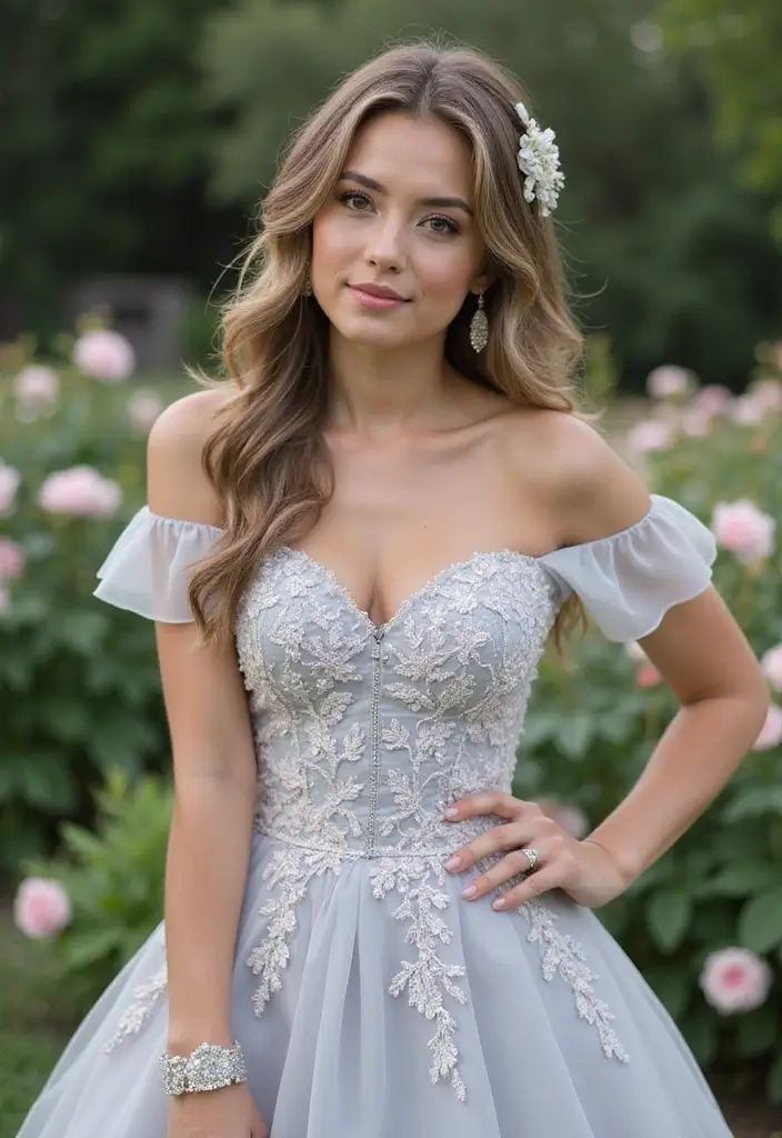 25 Romantic Summer Wedding Colors That'll Set the Perfect Mood for Your Big Day! - 20. Light Gray and Soft Pink