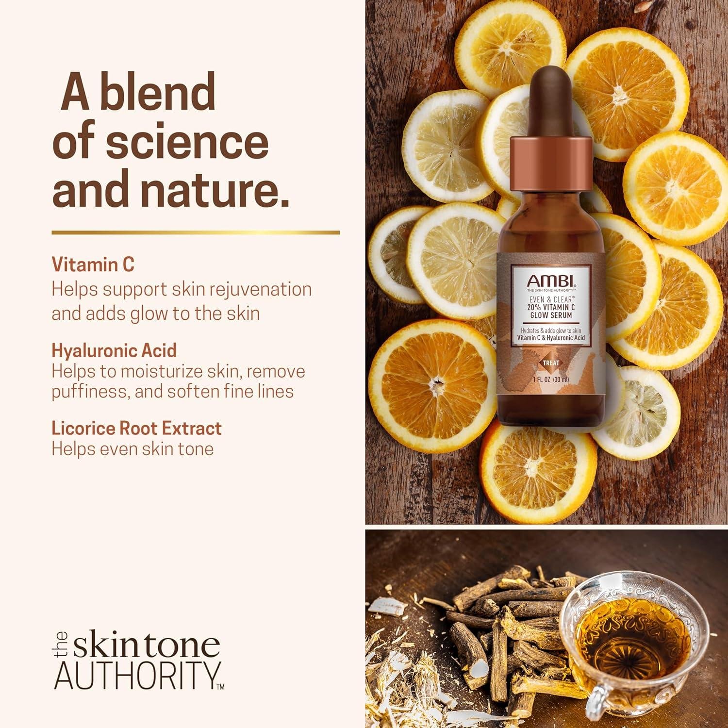 Unveiling Our radiance:‌ Ambi's Vitamin C Serum ​Magic