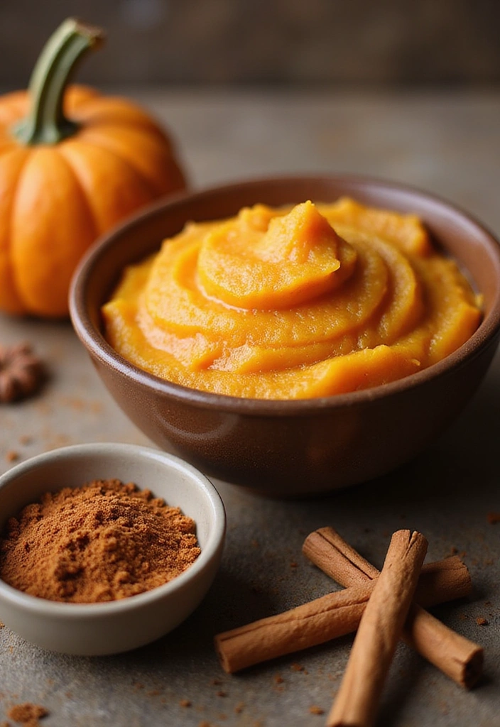 Las 15 Mejores Mascarillas Faciales Hidratantes que Transformarán Tu Piel en Solo 15 Minutos - 10. Mascarilla de Calabaza y Canela