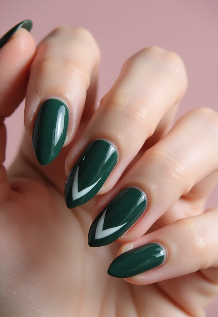 10 Stunning Cat Eye Nail Designs That Will Make You Want to DIY Right Now! - 5. Cat Eye with Negative Space