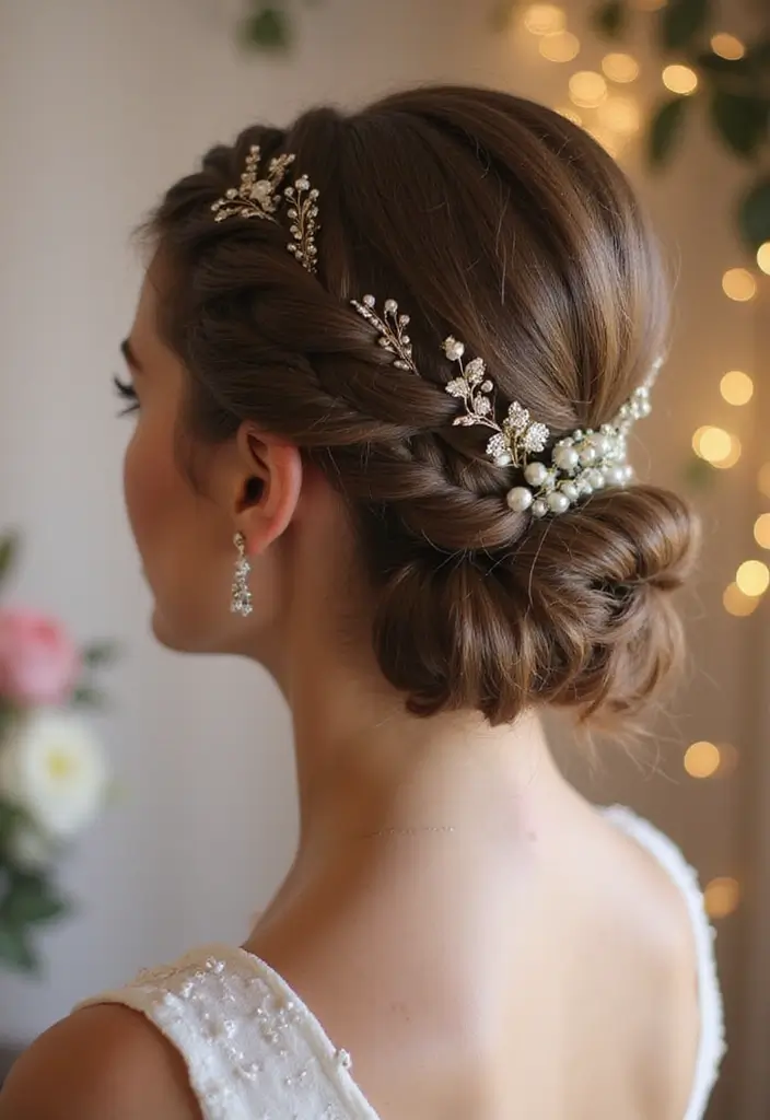 10 Tips for Crafting Chic Braided Wedding Hairstyles That Turn Heads - 9. Braided Updo for Timeless Appeal