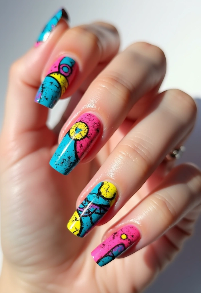 14 Trendy 3D Nail Styles That Are Taking Over Instagram (You Won't Believe #9!) - 8. Abstract Artistry