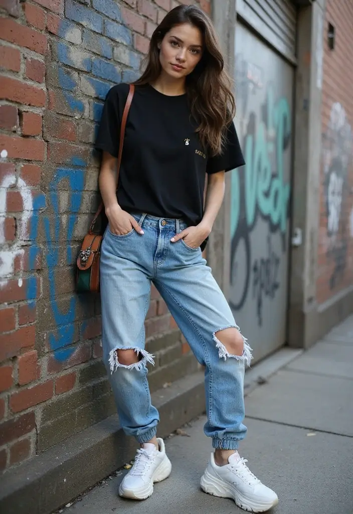 15 Edgy Grunge Looks That Will Instantly Upgrade Your Wardrobe (Warning: #5 Is a Game Changer!) - 10. Grunge-Inspired Athleisure