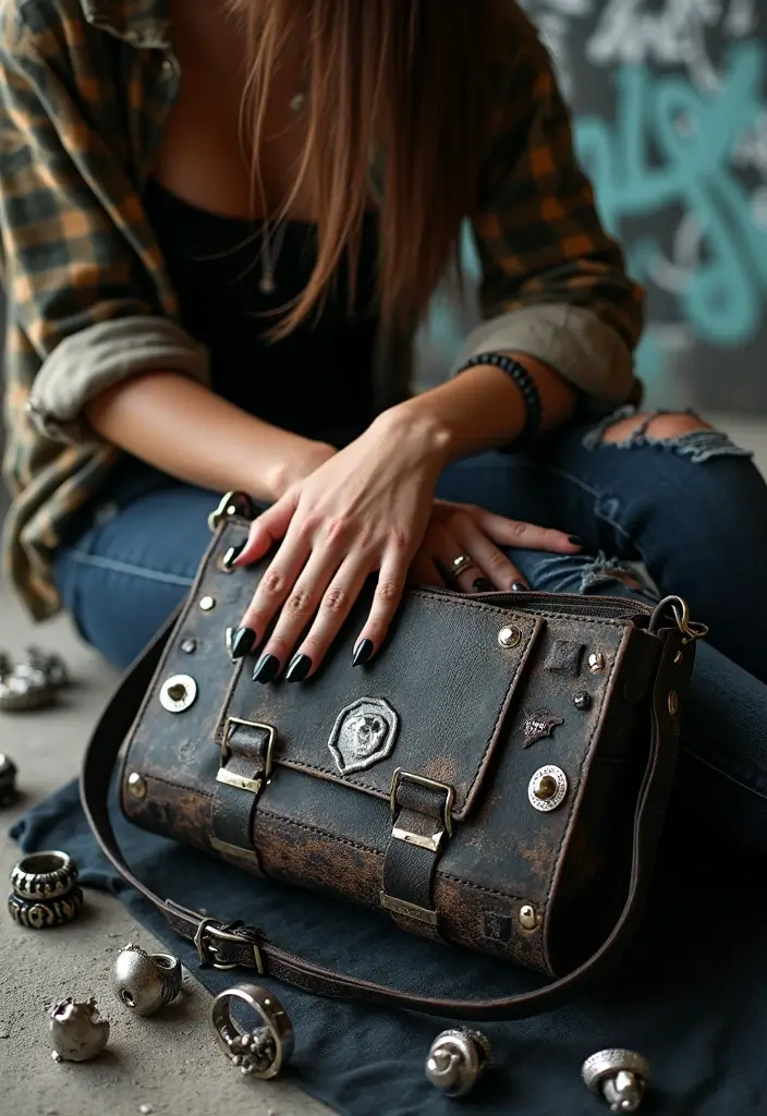 15 Edgy Grunge Looks That Will Instantly Upgrade Your Wardrobe (Warning: #5 Is a Game Changer!) - 13. Edgy Accessories to Elevate Your Look