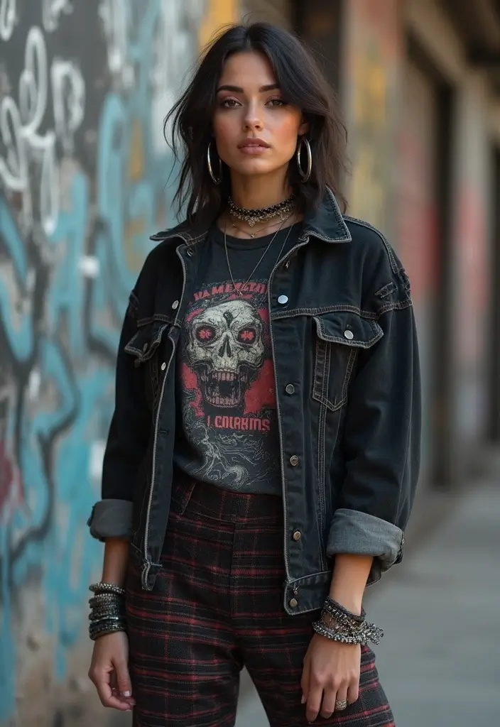 15 Edgy Grunge Looks That Will Instantly Upgrade Your Wardrobe (Warning: #5 Is a Game Changer!) - 8. Mix and Match Textures