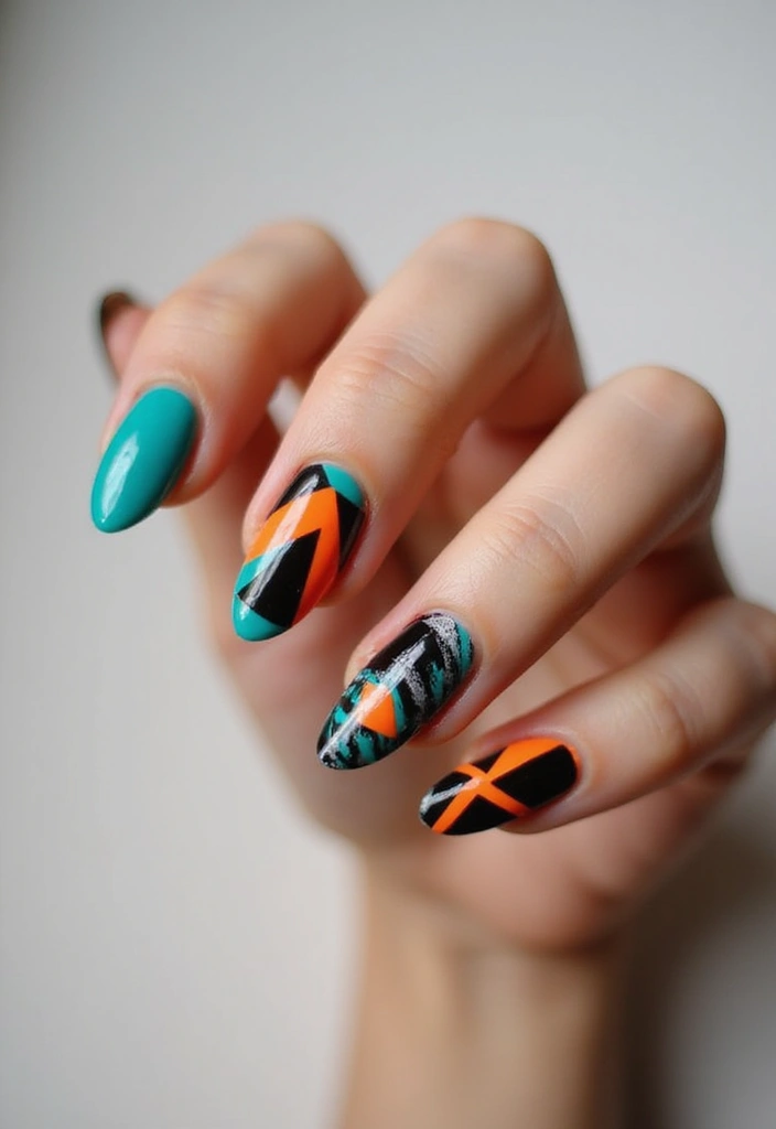 18 Nail Designs So Trendy You'll Want to Show Them Off Everywhere! - 3. Geometric Glam