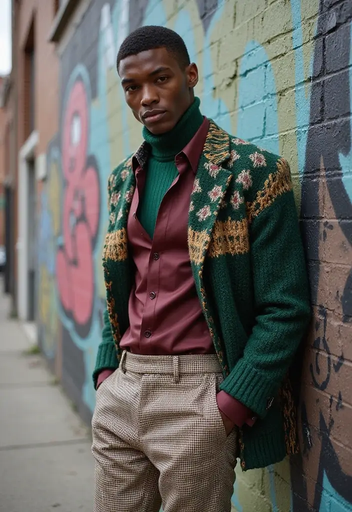 20 Street Style Outfits That'll Make You the Envy of Every Sidewalk! - 18. Fashion-Forward Mix of Textures