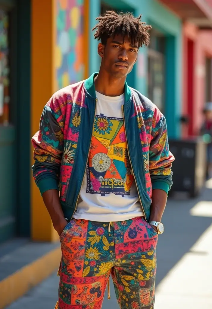 20 Street Style Outfits That'll Make You the Envy of Every Sidewalk! - 4. Playful Prints and Patterns