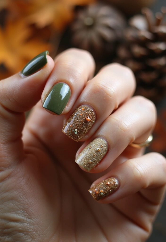 21 Stunning Fall Nails 2025 That Will Leave You Breathless (You Won't Believe #10!) - 14. Nature's Textures