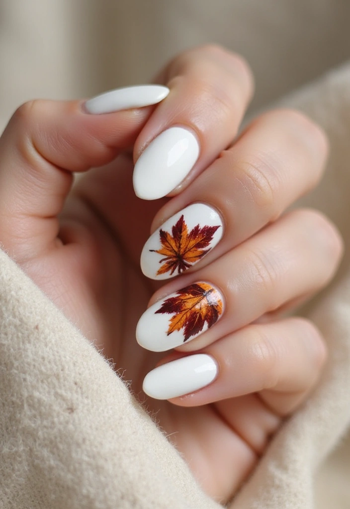 21 Stunning Fall Nails 2025 That Will Leave You Breathless (You Won't Believe #10!) - 16. Crisp Airy Whites