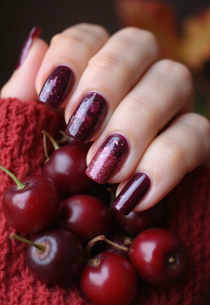 21 Stunning Fall Nails 2025 That Will Leave You Breathless (You Won't Believe #10!) - 17. Berry Goodness