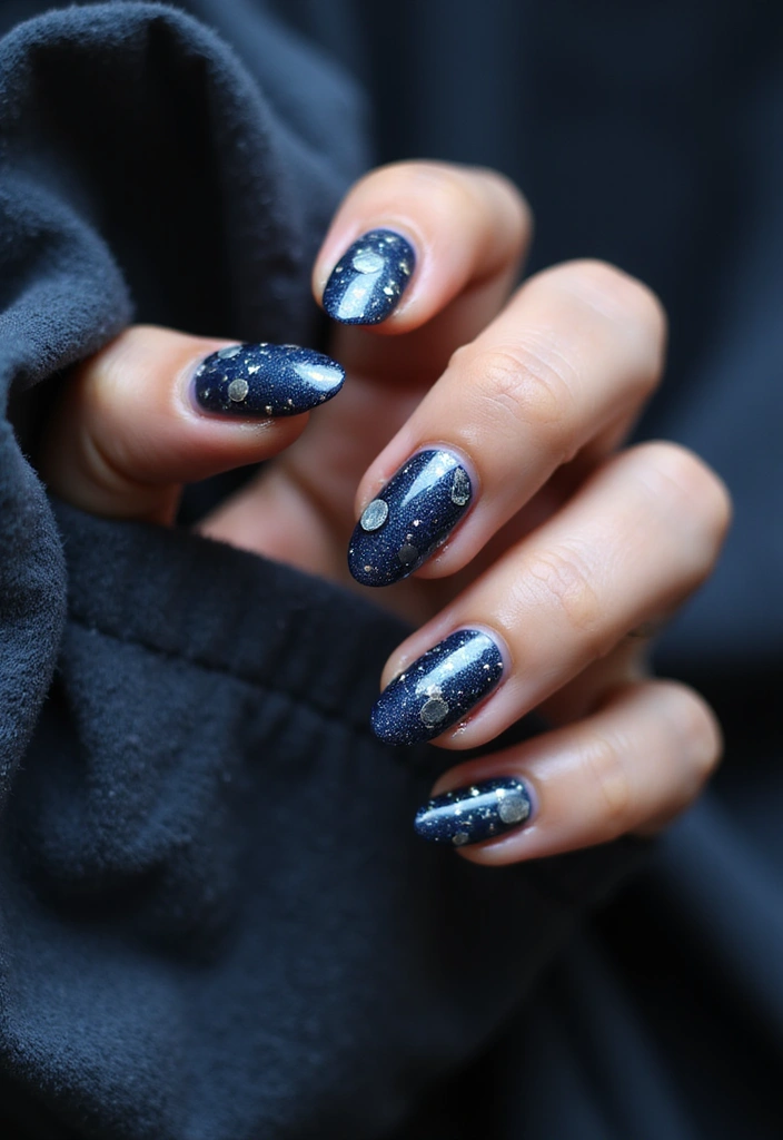 21 Stunning Fall Nails 2025 That Will Leave You Breathless (You Won't Believe #10!) - 19. Celestial Trends
