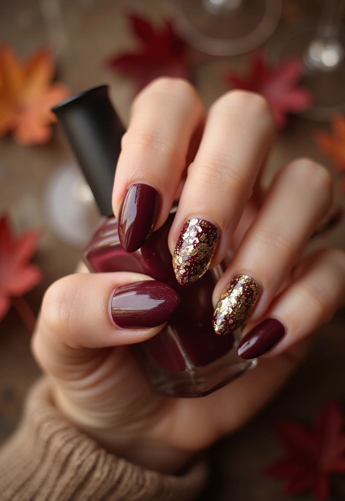 21 Stunning Fall Nails 2025 That Will Leave You Breathless (You Won't Believe #10!) - 2. Deep Merlot Magic
