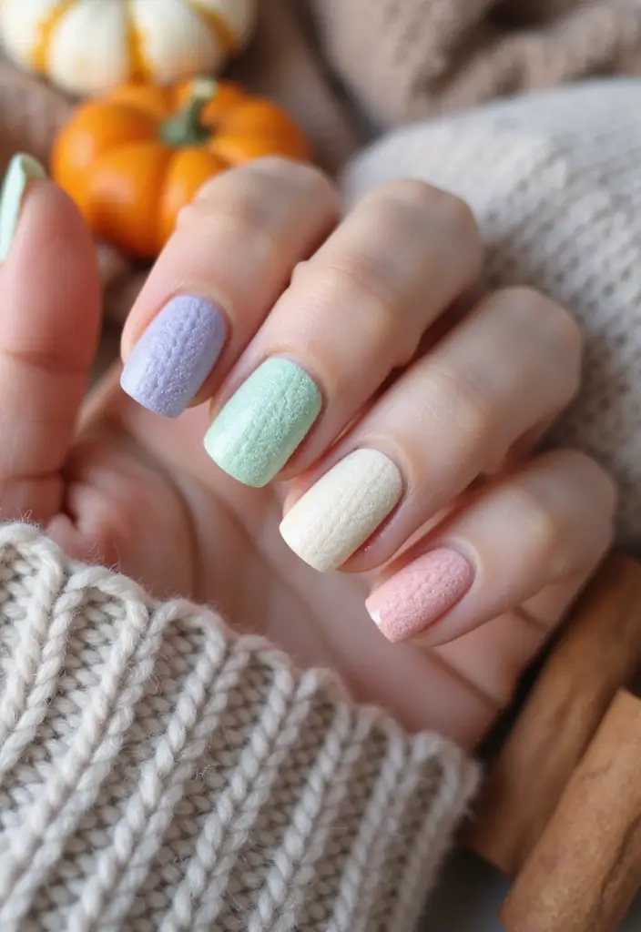 21 Stunning Fall Nails 2025 That Will Leave You Breathless (You Won't Believe #10!) - 4. Cozy Sweater Patterns