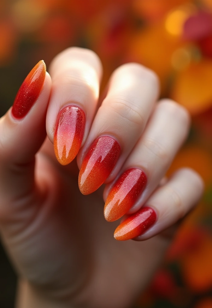 21 Stunning Fall Nails 2025 That Will Leave You Breathless (You Won't Believe #10!) - 5. Autumn Gradient