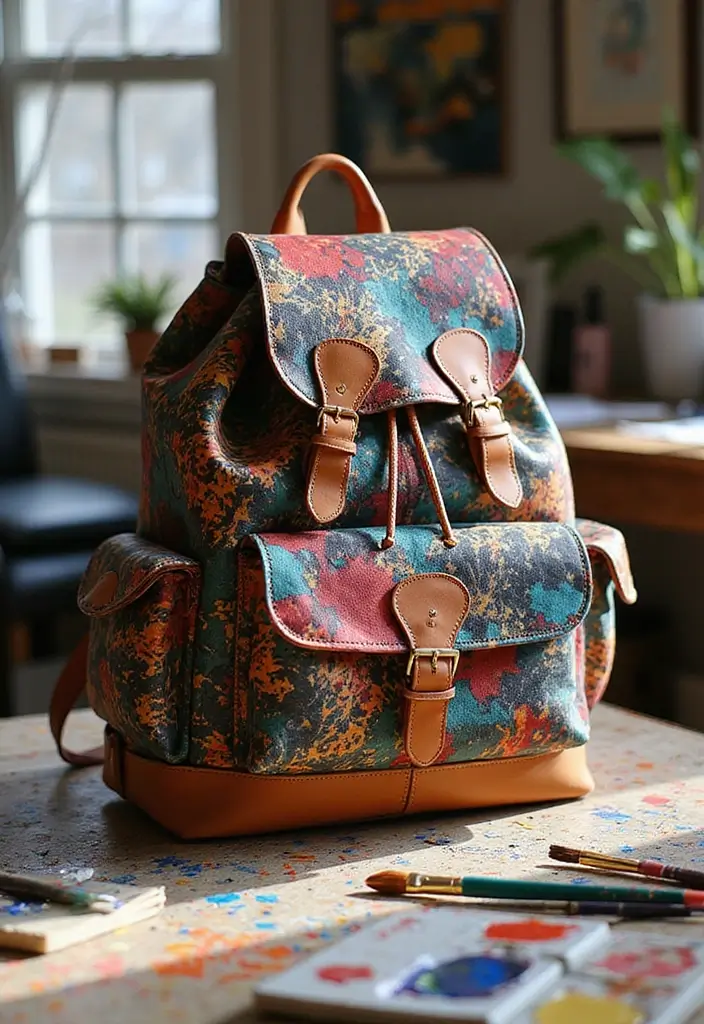 21 Stylish School Backpacks That Will Make You the Envy of the Hallways! - 12. Artistic Graphic Backpack