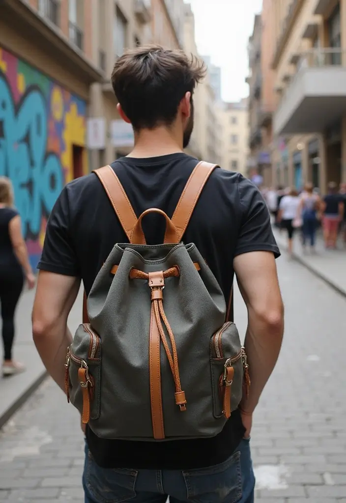 21 Stylish School Backpacks That Will Make You the Envy of the Hallways! - 15. Bucket Bag Backpack