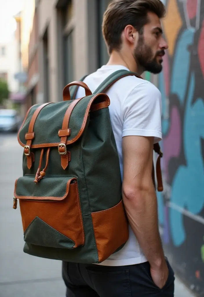 21 Stylish School Backpacks That Will Make You the Envy of the Hallways! - 16. Statement Texture Backpack