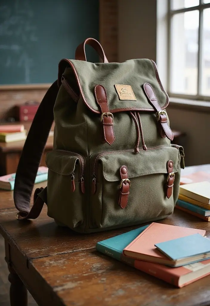 21 Stylish School Backpacks That Will Make You the Envy of the Hallways! - 20. Classic School Backpack