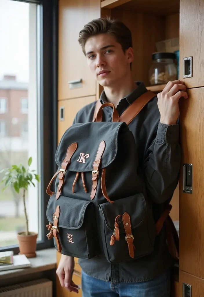 21 Stylish School Backpacks That Will Make You the Envy of the Hallways! - 21. Personalized Backpack