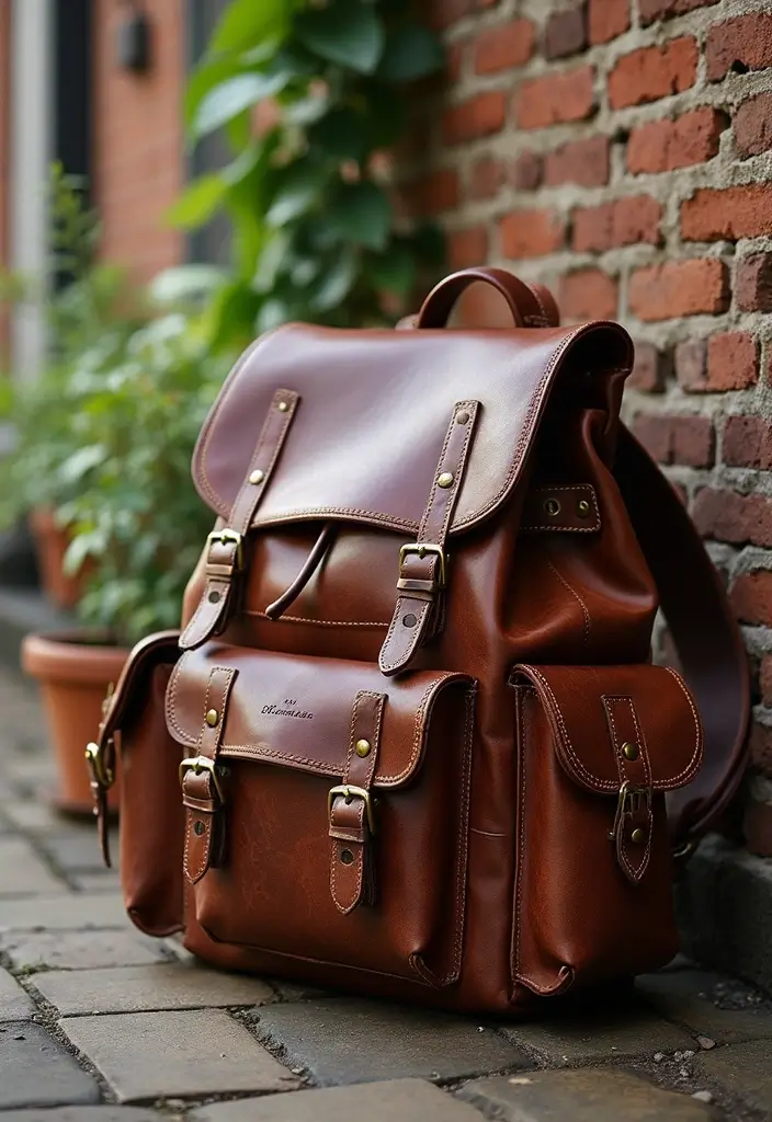 21 Stylish School Backpacks That Will Make You the Envy of the Hallways! - 3. Vintage-Inspired Rucksack