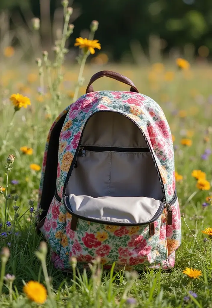 21 Stylish School Backpacks That Will Make You the Envy of the Hallways! - 6. Floral Print Backpack