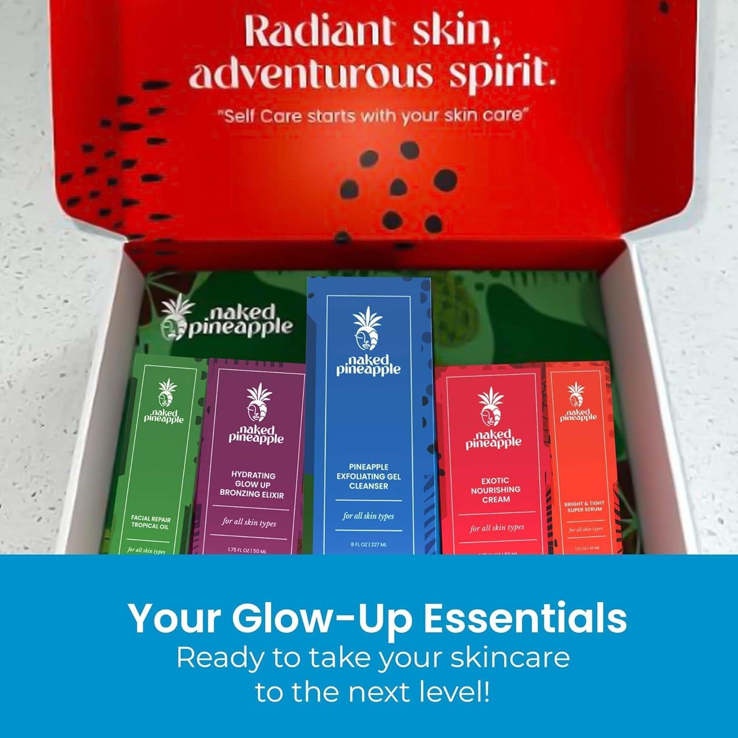 We tried Naked Pineapple's Complete Glow-Up Bundle