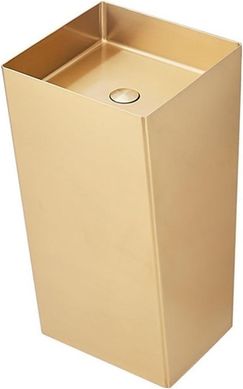 

<h1>We Test Drive the Modern Gold Pedestal Sink: Sleek Elegance Meets Function</h1>
<p>“></p>
<h2>Frequently Asked questions About the Modern Gold Pedestal Sink</h2>
<h3>Is the pedestal sink easy to install?</h3>
<p>Yes, we found the installation process straightforward. The sink comes with a complete drainage kit, which includes all necessary components. We recommend having basic plumbing knowledge or hiring a professional for the best results. The one-piece design actually simplifies the installation compared to multi-piece units.</p>
<h3>What makes the stainless steel material special?</h3>
<p>This pedestal sink is crafted from 304 stainless steel, which is known for its durability and corrosion resistance. During our testing, we noted the matte surface has an anti-fingerprint treatment that really works-no constant wiping needed to maintain its elegant appearance.</p>
<h3>How does the sink handle water overflow?</h3>
<p>It’s crucial to note that this sink is designed without an overflow feature. While this creates a cleaner look and simplifies cleaning, you’ll want to be mindful not to leave the water running unattended.</p>
<h3>Is the gold finish durable?</h3>
<p>In our testing period, the gold finish proved quite resilient. The matte surface not only looks sophisticated but also helps conceal minor scratches better than glossy finishes. For longevity, we recommend using non-abrasive cleaners.</p>
<h3>How much counter space does the sink provide?</h3>
<p>We were pleasantly surprised by the amount of usable space. Despite its pedestal design, the one-piece column face provides adequate room for daily essentials. It’s particularly well-suited for makeup request as mentioned in the product name.</p>
<h3>Does the drain kit match the gold finish?</h3>
<p>Yes, the included FU drainage kit matches the gold finish of the pedestal, creating a cohesive look. We appreciated this attention to detail, as mismatched fixtures can disrupt the overall aesthetic.</p>
<h3>How does cleaning compare to traditional sinks?</h3>
<p>We found it substantially easier to clean than conventional sinks. The rounded edges prevent dirt accumulation in corners, and the stainless steel surface wipes clean effortlessly. The lack of seams or joints also eliminates places where grime can collect.</p>
<h3>Would this work in a small bathroom?</h3>
<p>Absolutely! The floor-standing pedestal design is actually ideal for smaller bathrooms where space is at a premium. It creates a sense of openness while still providing functionality. </p>
<h2 id=