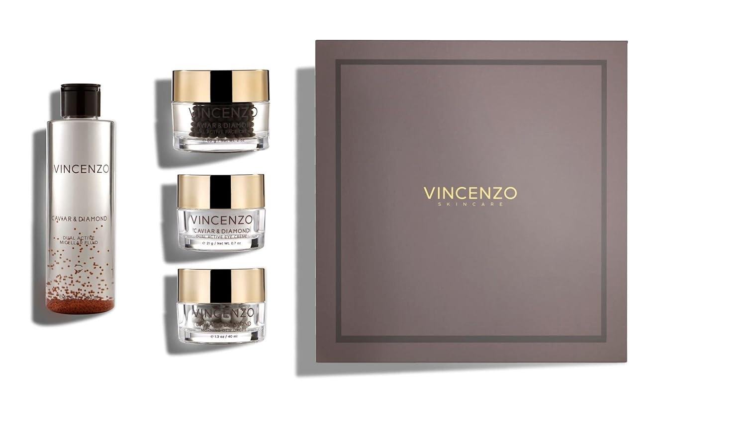 Luxe Skincare Review: We Tried Vincenzo's Diamond Set