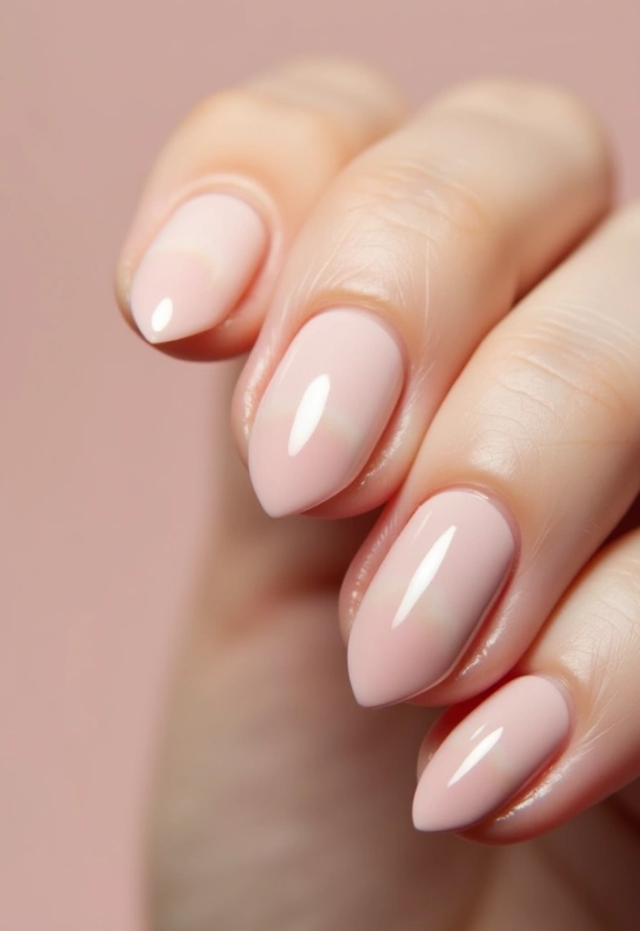 14 Minimalist Nail Designs That Are Effortlessly Gorgeous (You Won't Want to Miss #4!) - 7. Natural Ombré for a Soft Look