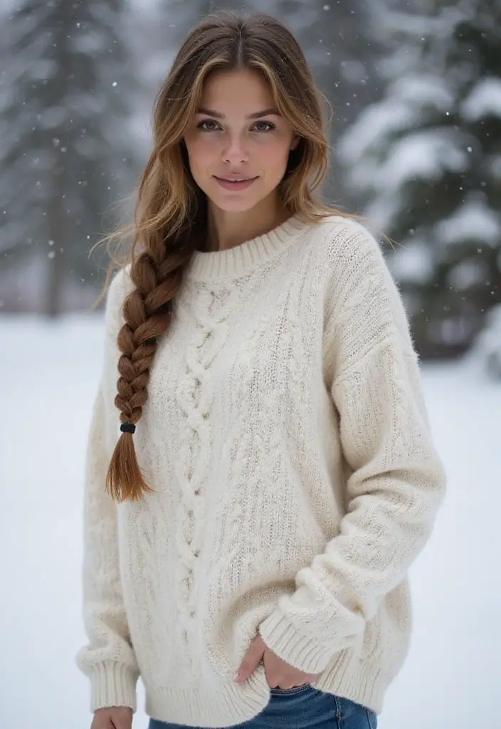 14 Unique Winter Hair Braids That’ll Make You Stand Out in the Snow! - 4. Twisted Rope Braid