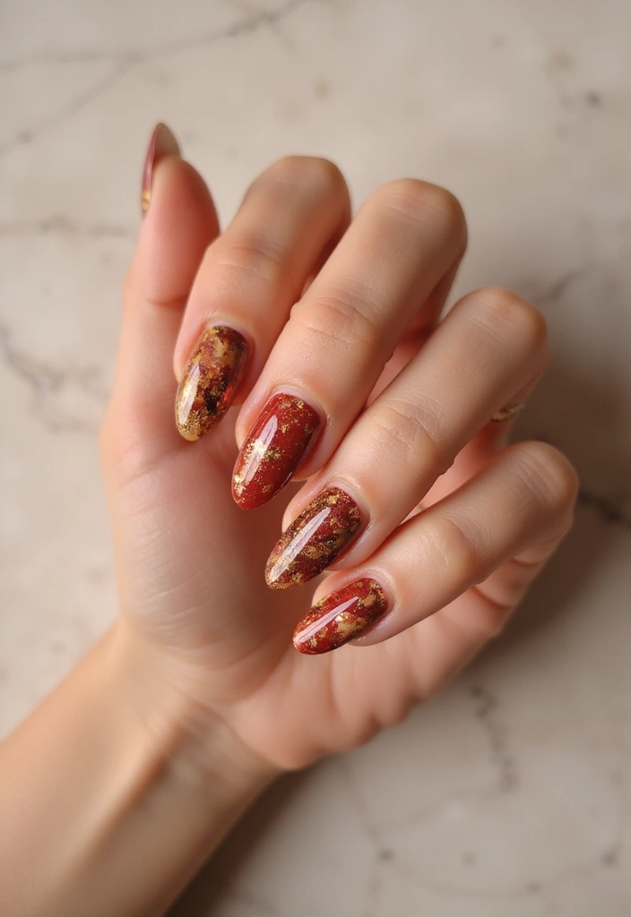 15 Fancy Nails to Flaunt This October (You Won't Believe #7!) - 9. Marble Effect Nails