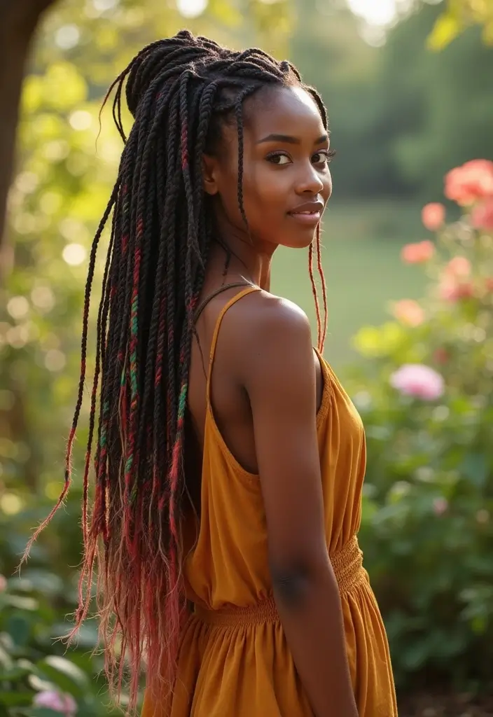 16 Trendy Locs Hairstyles That Will Make Heads Turn (Number 9 Is a Game-Changer!) - 10. Braided Locs