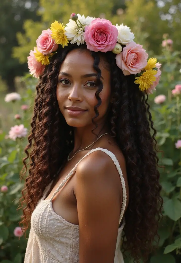 16 Trendy Locs Hairstyles That Will Make Heads Turn (Number 9 Is a Game-Changer!) - 5. Goddess Locs