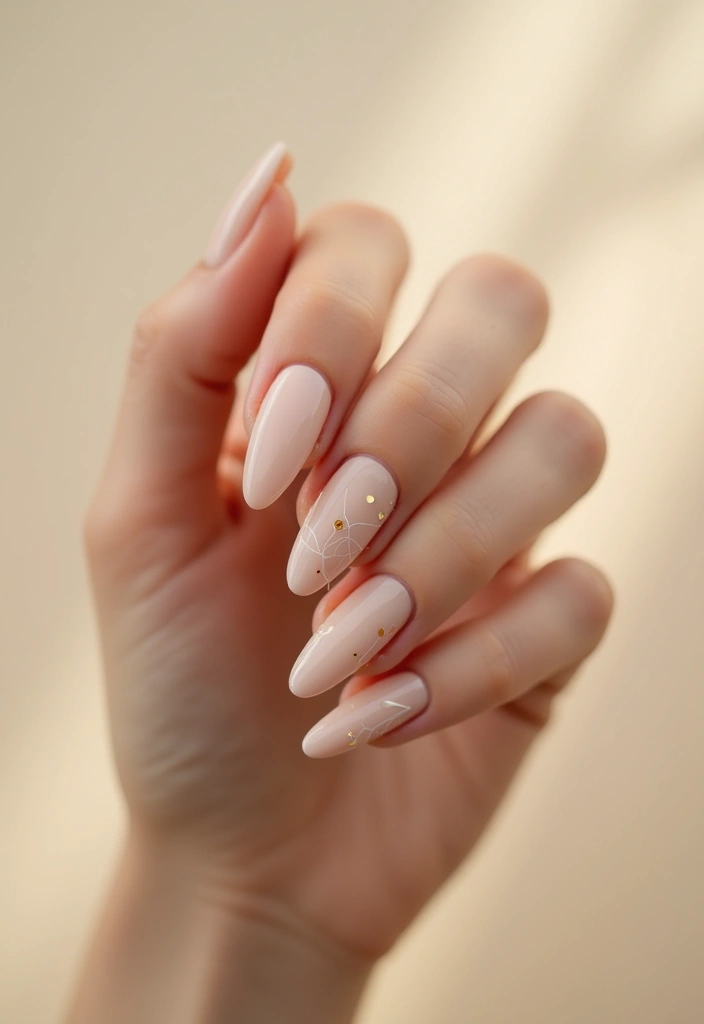18 Nude Sheer Nail Designs That Are Perfect for Any Occasion! - 8. Minimalist Nail Art