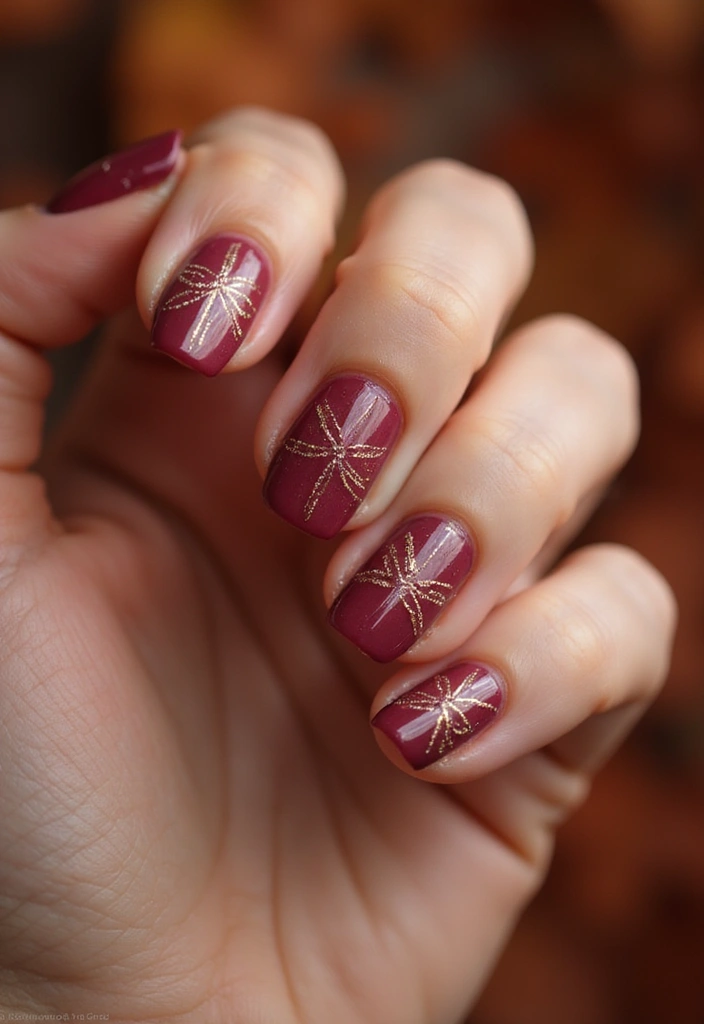 18 Trendy Fall Nail Shapes That Will Elevate Your Autumn Game! - 14. Playful Oval