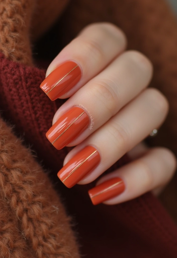 18 Trendy Fall Nail Shapes That Will Elevate Your Autumn Game! - 4. Square Perfection