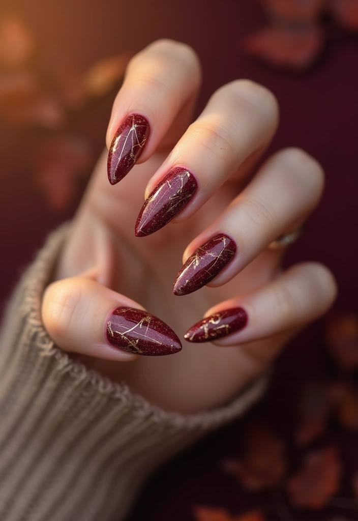 18 Trendy Fall Nail Shapes That Will Elevate Your Autumn Game! - 8. Edge of Elegance