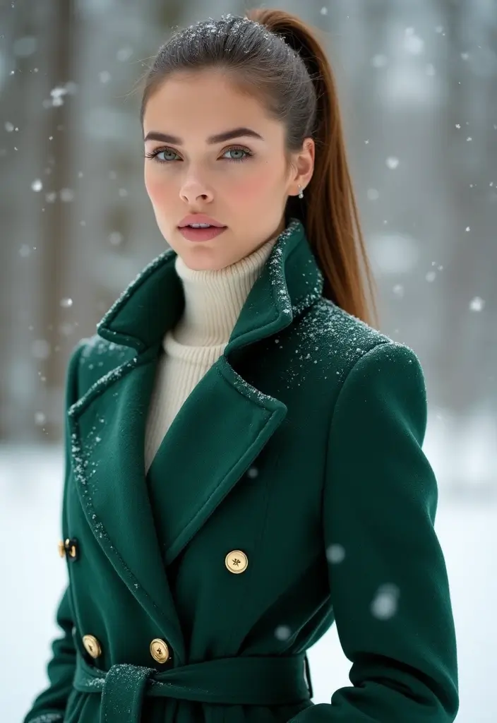 20 Trendy Winter Hairstyles for 2025 That Will Turn Heads Everywhere! - 1. Sleek High Ponytail